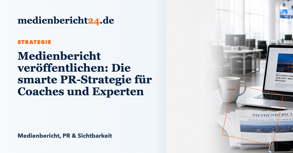 Vorschaubild: Medienbericht veröffentlichen: Die smarte PR-Strategie für Coaches und Experten
